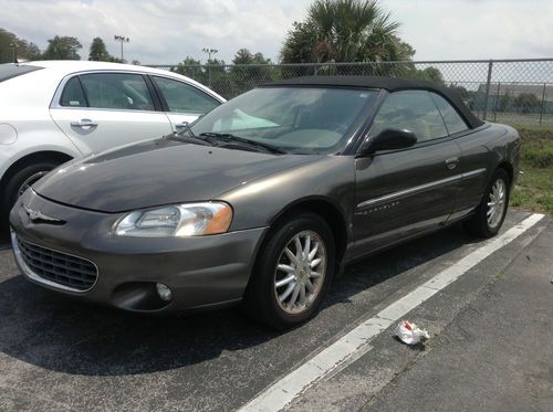 2001 chrysler sebring lxi convertible 2-door 2.7l