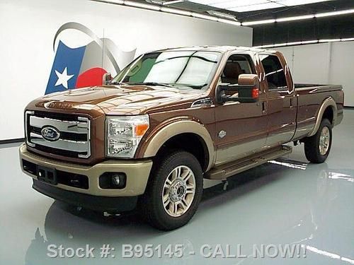 2011 ford f-350 king ranch crew fx4 4x4 diesel nav 25k texas direct auto