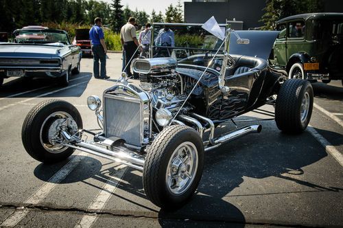1925 ford t-roadster, harley davidson tribute isca 1st place winner detroit!