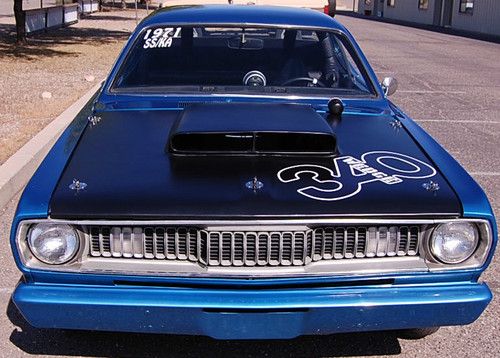 1971 plymouth duster rare vintage nostalgia super stock nhra drag race car