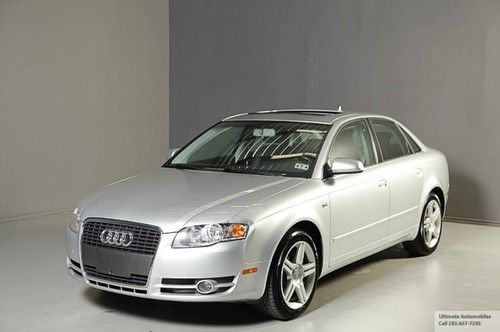 2007 audi a4 2.0t sedan sunroof leather bose 82k miles alloys clean carfax