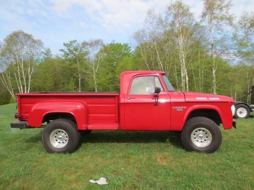 1967 dodge power wagon w/440 motor, auto tranny