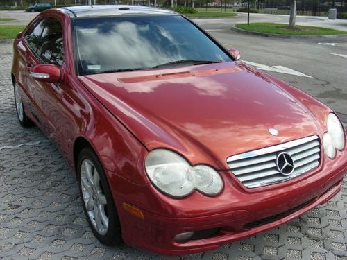 2003 mercedes-benz c230 kompressor coupe 2-door 1.8l