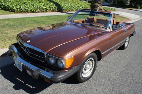 1978 450sl-original california car with all service records-rare factory color!