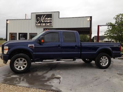 2008 ford f350 super duty lariat 6.4l powerstroke diesel 4x4 crew cab leather