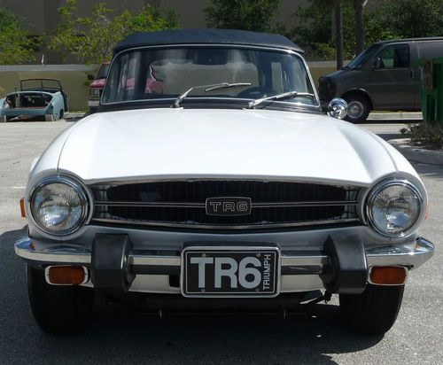 1976 triumph tr6 49k original miles matching numbers very nicely restored