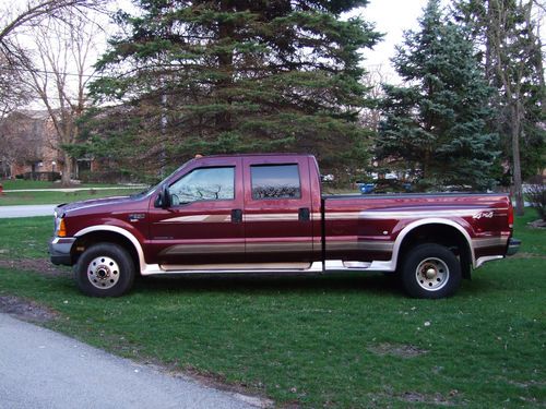 F 350 crew cab dually diesel long bed drw 4x4 custom conversion