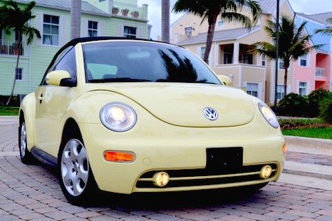 2003 volkswagen beetle gls convertible 2-door 2.0l