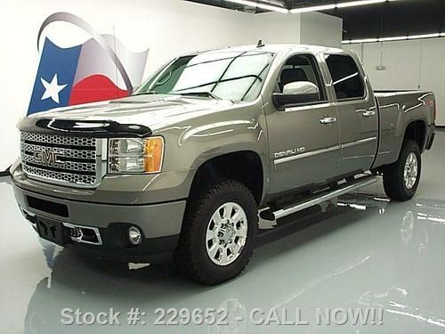 2012 gmc sierra 2500 denali crew z71 4x4 diesel sunroof texas direct auto