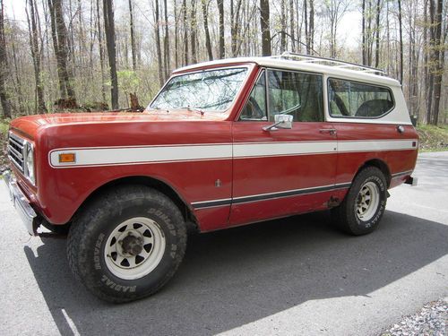 1977 international scout ii base sport utility 2-door 5.6l