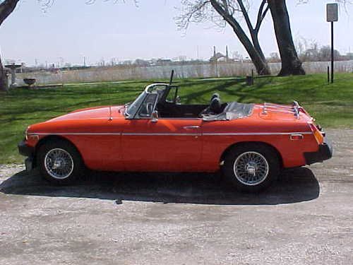 1980 mgb convertible 55,000 mi. original paint garage kept very good chic auto