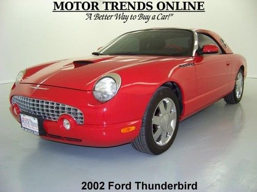 T-bird convertible two tone leather chrome wheels 2002 ford thunderbird 61k