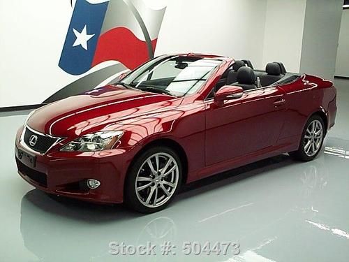 2010 lexus is250c convertible climate seats xenons 33k texas direct auto