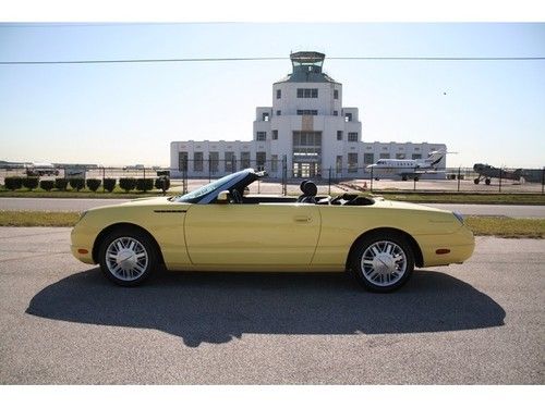 2002 ford thunderbird deluxe automatic 2-door convertible 36k miles