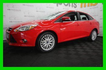 2012 focus sel only 4168 miles!!! microsoft sync, leather, sunroof, loaded