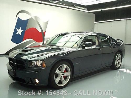 2008 dodge charger srt-8 hemi nav leather/suede sunroof texas direct auto