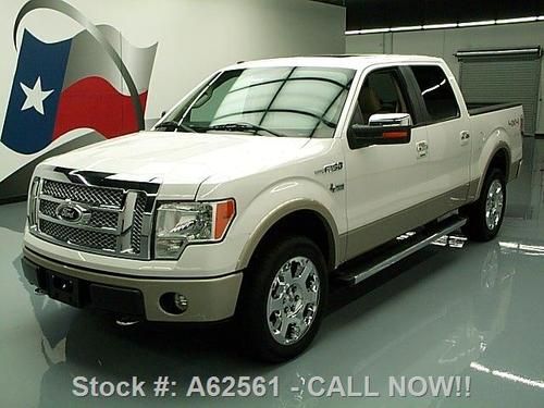 2010 ford f-150 lariat texas ed 4x4 sunroof nav 57k mi texas direct auto