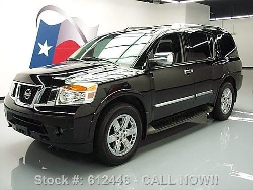 2011 nissan armada platinum sunroof nav dvd 20" wheels! texas direct auto