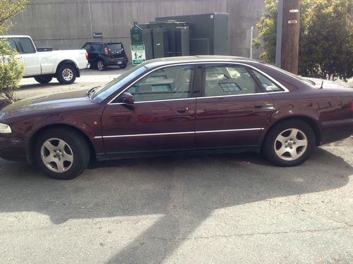 1998 audi a8 quattro, 4-door 4.2l, 130k, runs and drives great, fully loaded