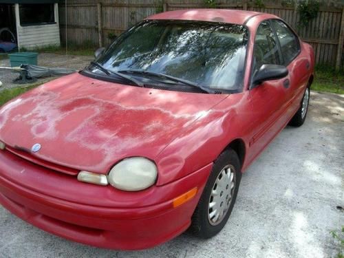 1998 plymouth neon - runs great - gas saver!!!