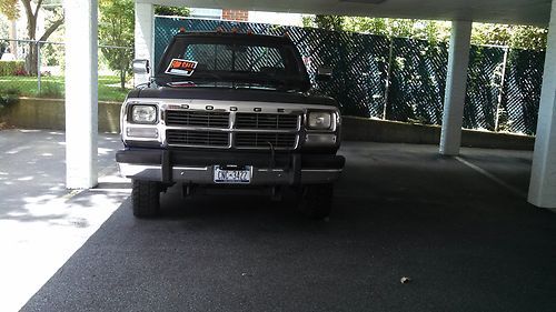 1991 dodge w250 cummins diesel standard cab pickup 2-door 5.9l le