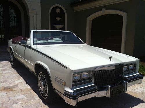 1984 CADILLAC ELDORADO BIARRITZ CONVERTIBLE 2ND OWNER, US $7,888.00, image 3