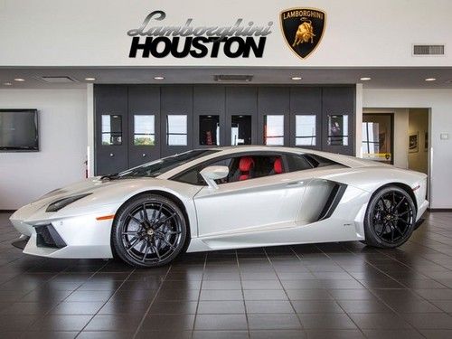 2013 lamborghini aventador lp700-4 nero nav sound dione wheels balloon white