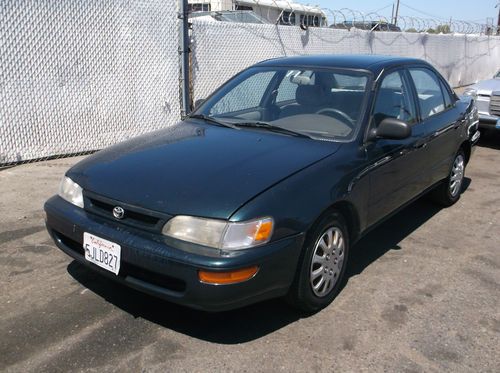 1997 toyota corolla, no reserve