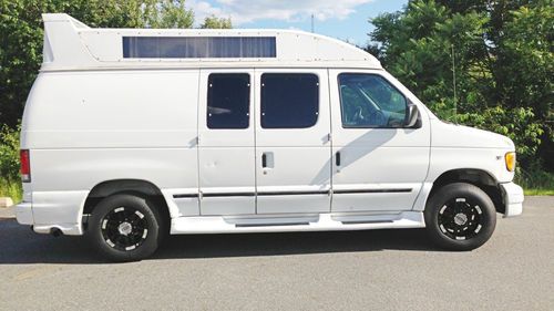 Custom ford econoline audio / radio van with led signage and more.......