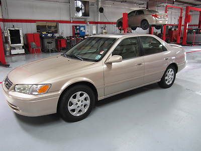 01 toyota camry le leather sunroof cd/cass automatic dealer inspected 4cyl