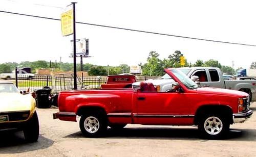 1989 chevrolet pickup truck removable hardtop convertible pickup truck