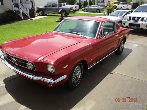 1965 mustang fastback  - a code 4brl v8 factory gt w 4 speed and ac