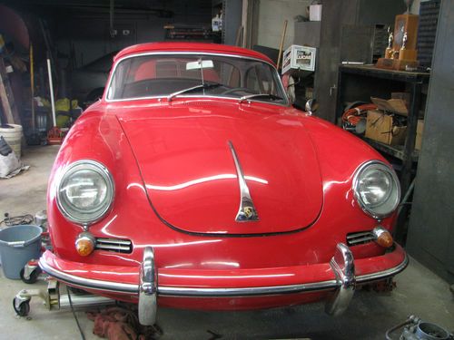 Porsche 356 t6b cabriolet built as 356c disc brakes/912 engine