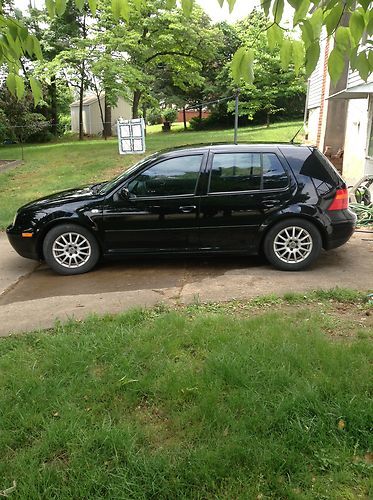 2004 volkswagen golf gls hatchback 4-door 2.0l, 107,000 miles, black, manual