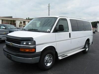 2012 chevy express g3500 12 passenger van w/ lite conversion package dvd tv