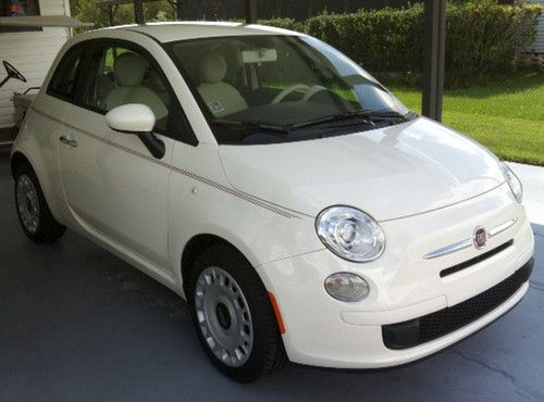 2012 fiat 500 - dealer added $1400 speed equip, warranty, 2300 miles