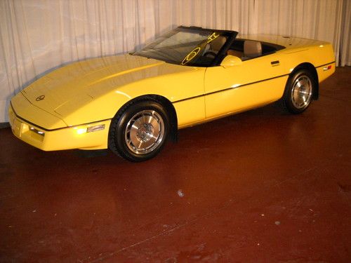 1987 corvette convertible 15,345 original miles!! museum quality!! must see!!