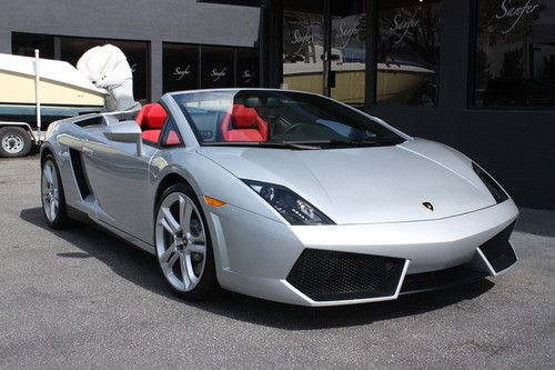 2013 lamborghini gallardo spyder lp550-2 only 1000 miles rare color combo