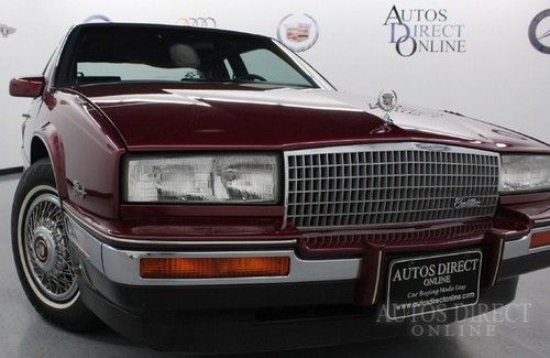 We finance 86 eldo biarritz 67,439 original miles leather wire wheels vinyl top