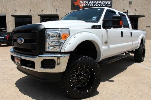 2011 ford f350 monster 4x4 diesel long bed crew cab suspension lift custom