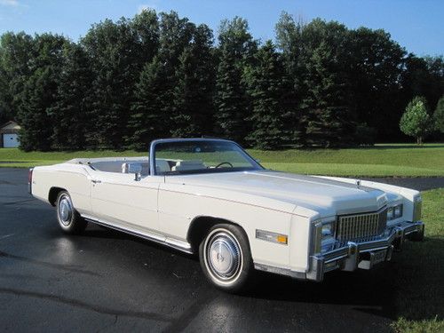 1975 cadillac fleetwood eldorado convertible, loaded, power everything!