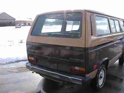 RARE 1983 VW VANAGON DIESEL 5SPEED SUNROOF, image 5