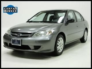 2004 honda civic lx 4 door sedan automatic one owner cd clean