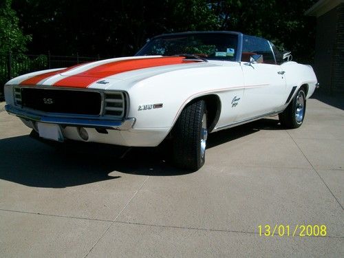 1969 chevrolet camaro ss   454  pace car