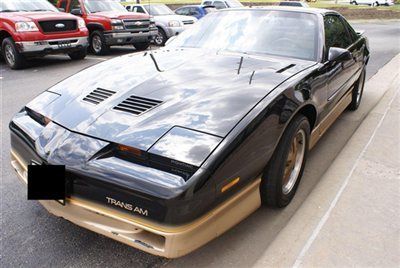 1985 pontiac firebird trans am 5.0l v8 tpi rare recaro racing seats show winner