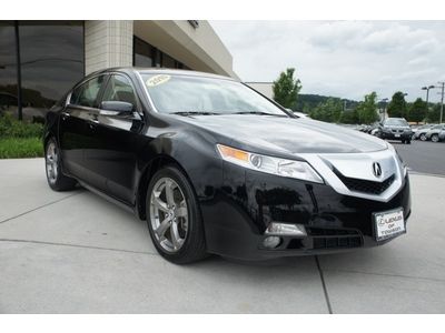 2010 acura tl fully loaded navi leather bluetooth black on black  low miles