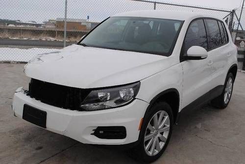 2012 volkswagen tiguan s damaged fixer only 10k miles economical export welcome!