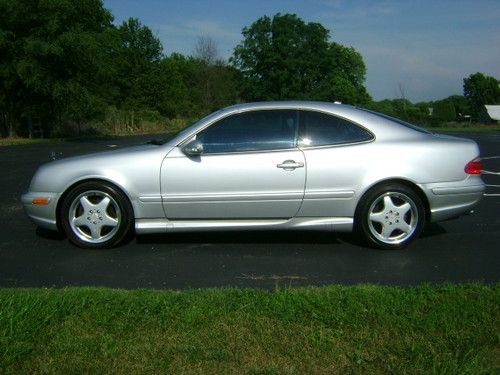 2001 mercedes-benz clk 430 coupe 4.3l v8 auto only 87,976 miles clean carfax