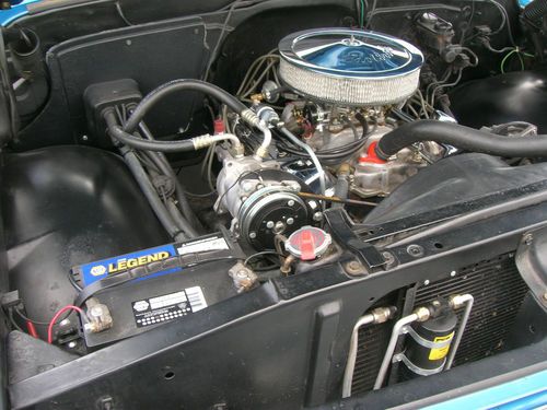 Chevrolet Chevy C-20 long bed 3/4 ton 2WD blue same family since 1969 auto trans, image 8