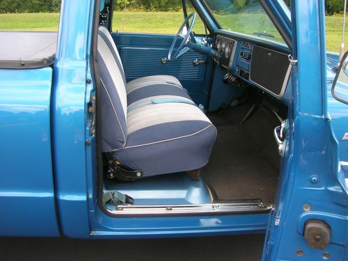 Chevrolet Chevy C-20 long bed 3/4 ton 2WD blue same family since 1969 auto trans, image 11